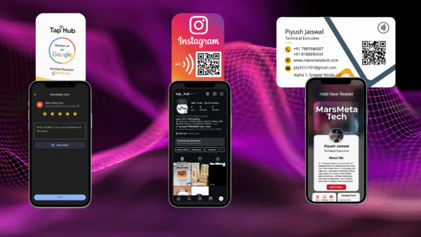 Google Review NFC Card - Custom PVC Card with QR Support - Image 5