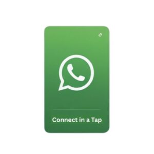 Tap Hub WhatsApp NFC Card – Connect in a Tap