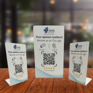 All-In-One NFC Standee - Google, Facebook, Instagram, Youtube, WhatsApp